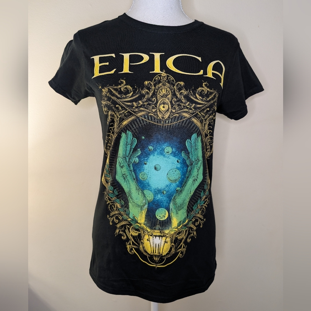 Epica Symphonic Metal Mirror Graphic Print Shirt